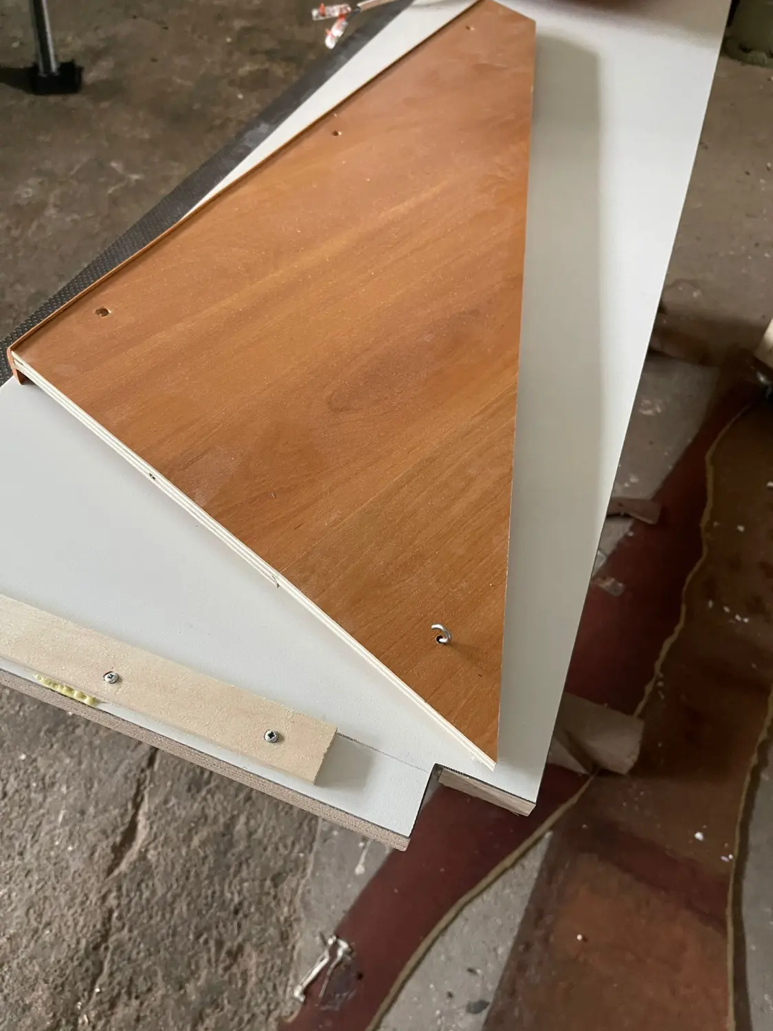 Caravan Goecke, Reparatur von Feuchtigkeitsschäden